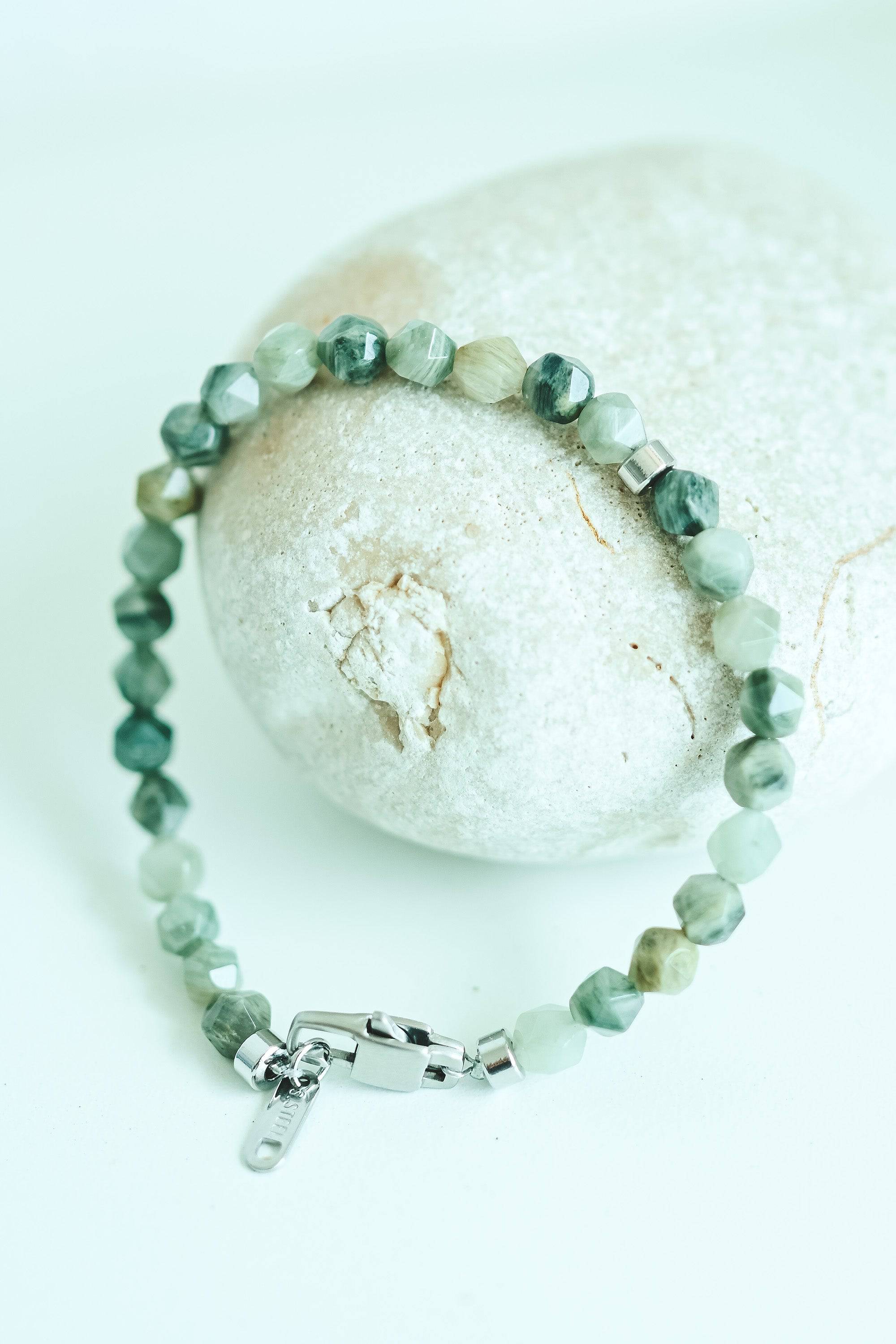 Ahau stone bracelet green - Image 2