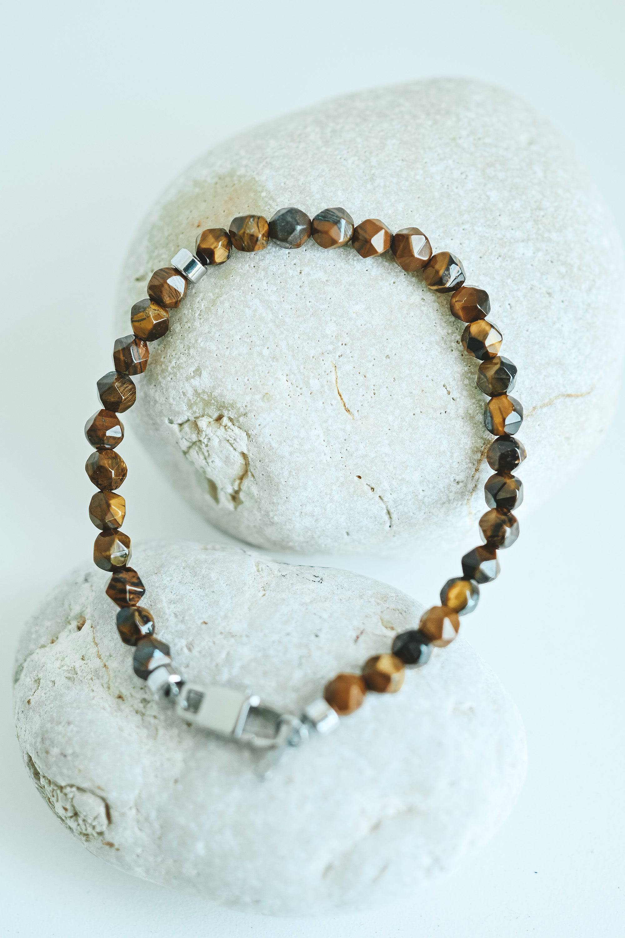 Ahau stone bracelet tiger eye - Image 7