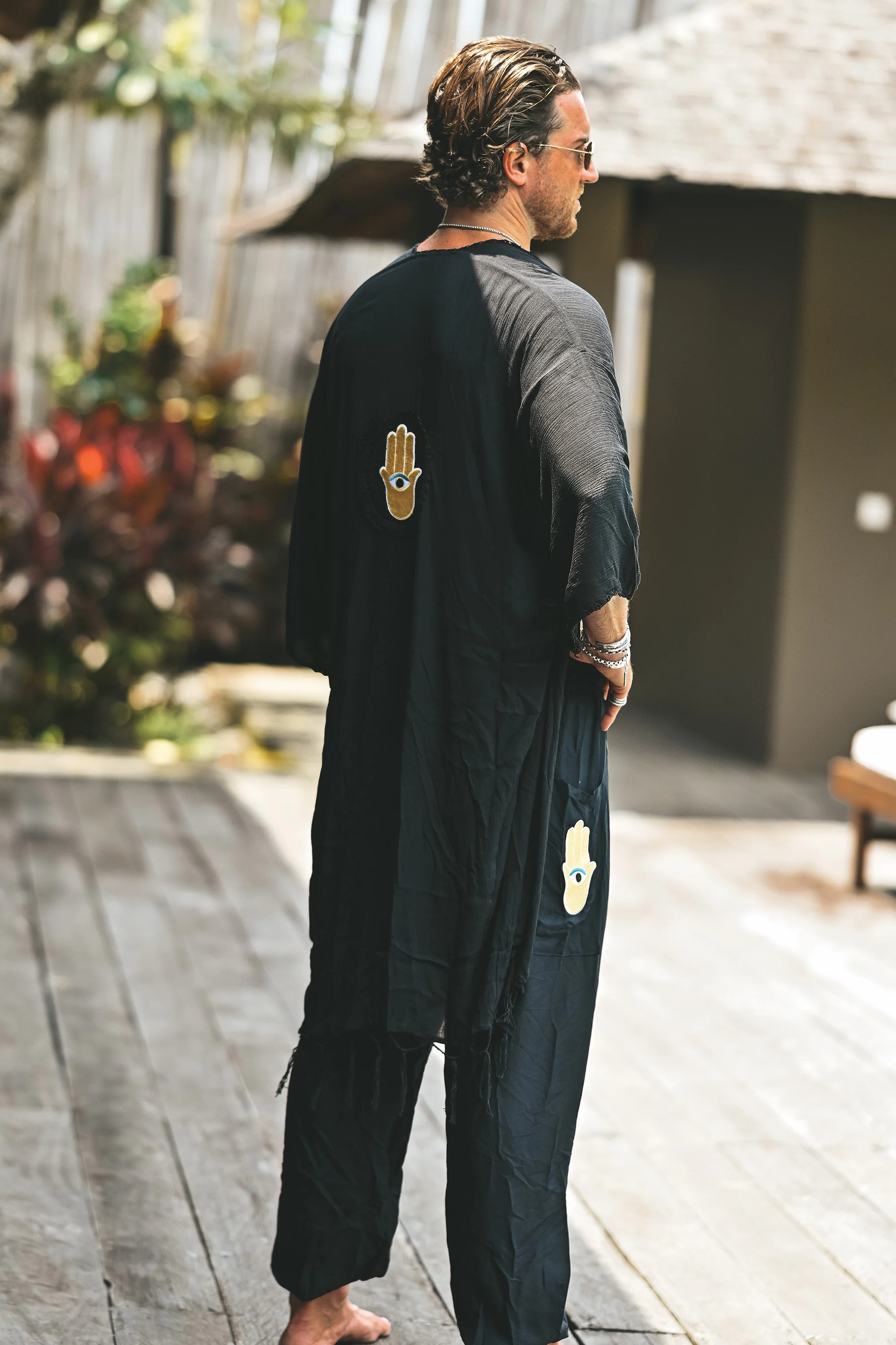 Bali Buddha Vacation Set Black