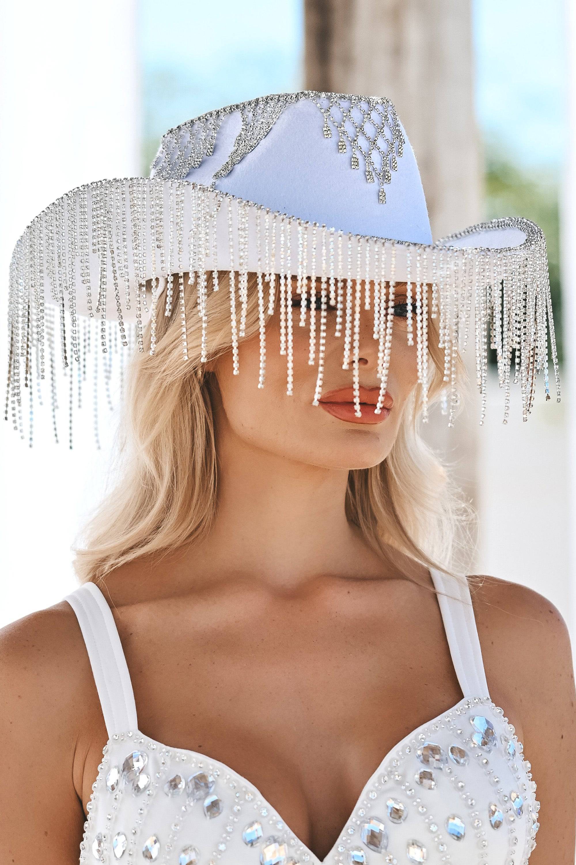 Beyoncee rhinestone cowgirl hat - Image 3