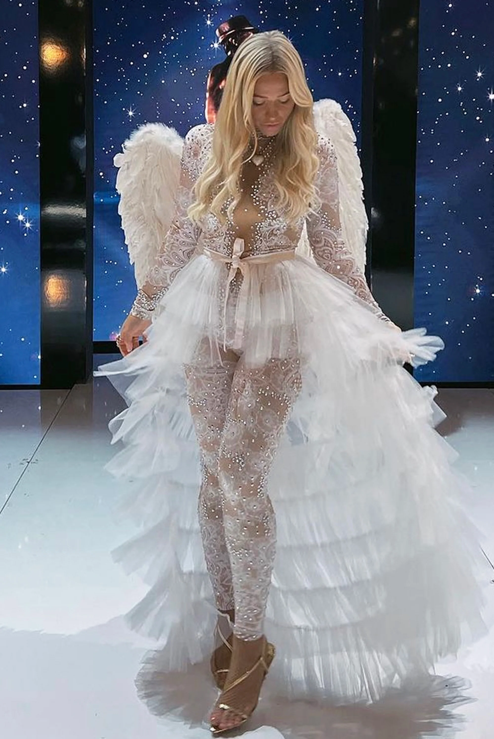 Bianca rhinestone angel jumpsuit - Image 13