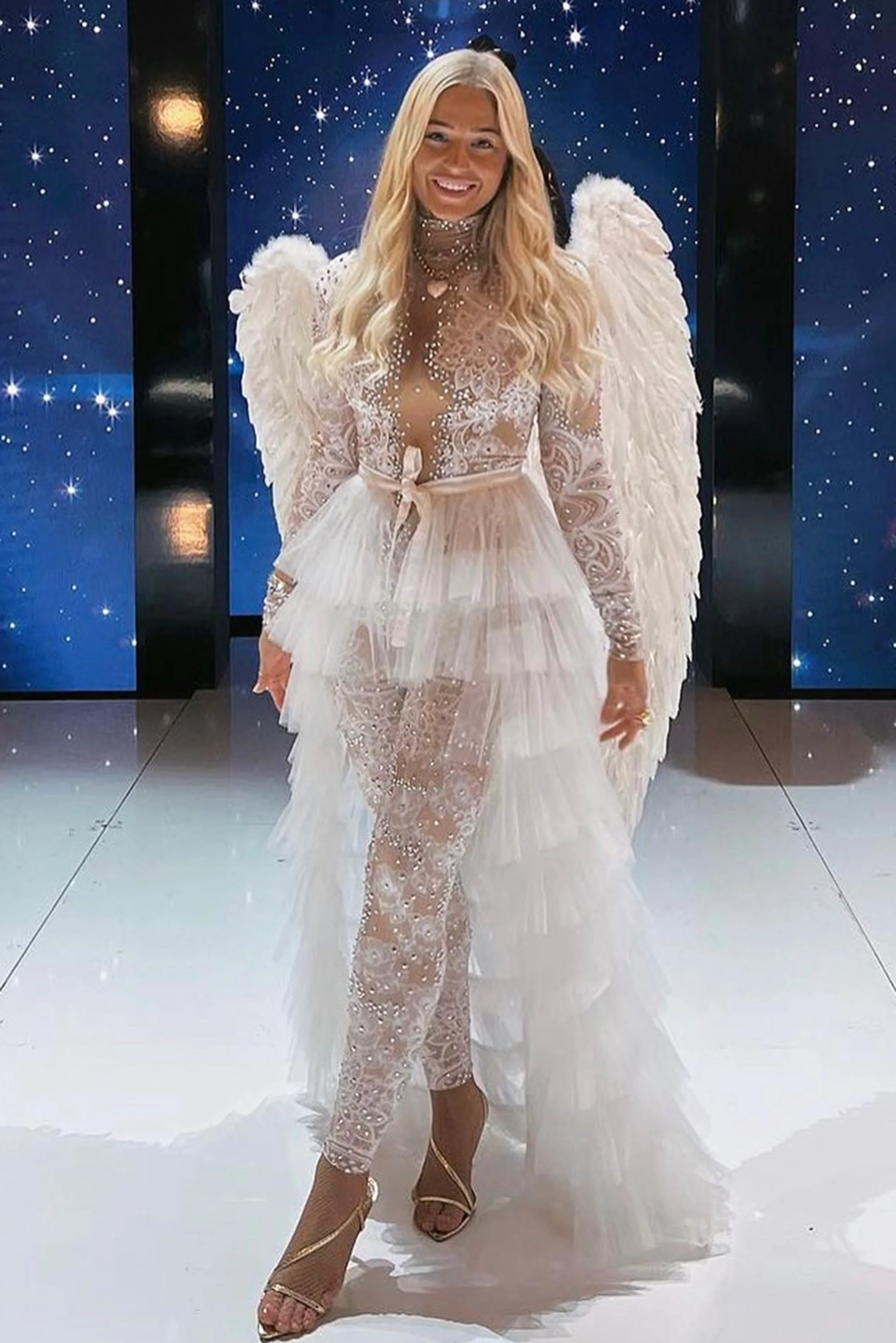 Bianca rhinestone angel jumpsuit - Image 7