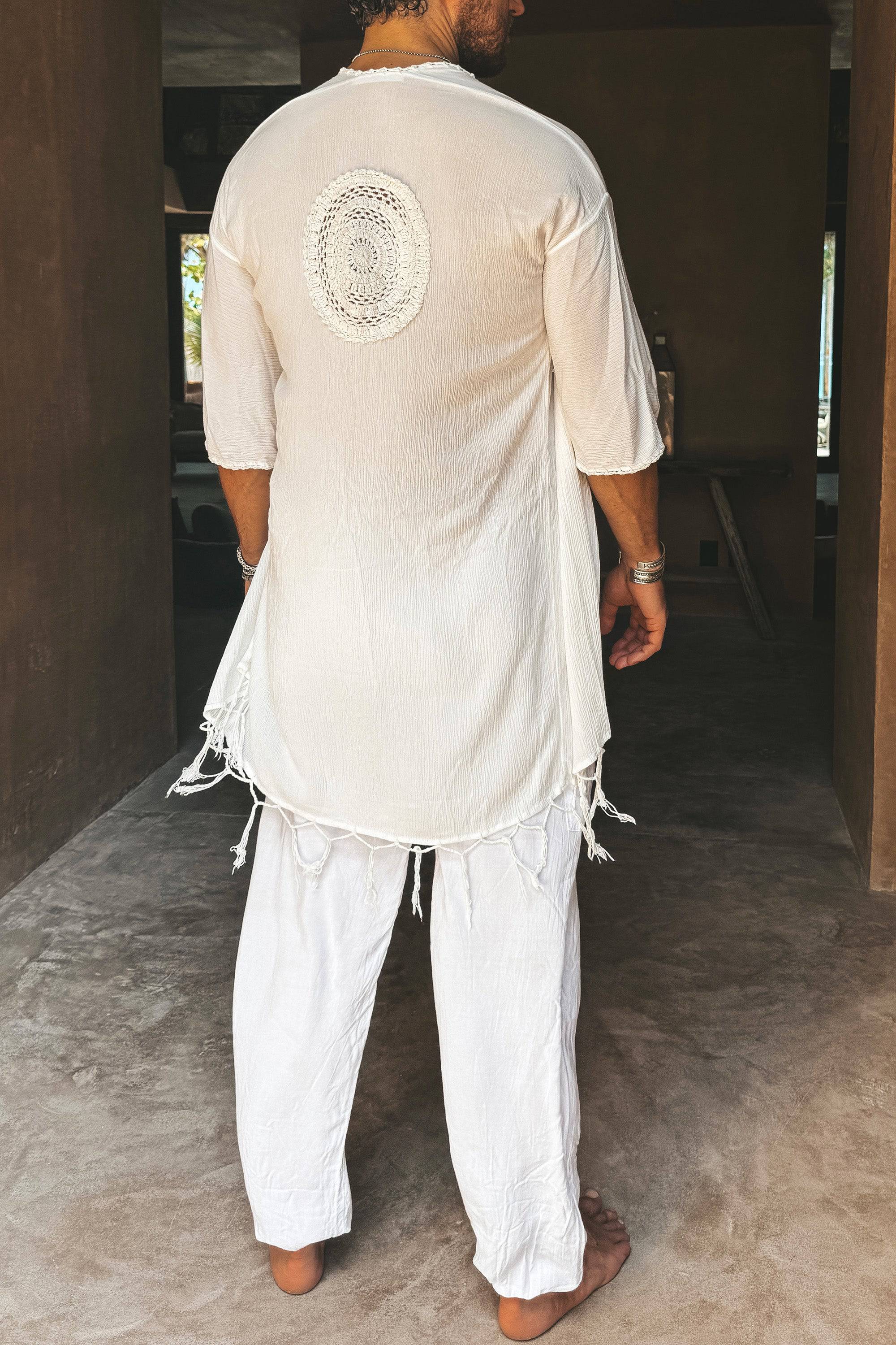 Capri luxury resort kimono creme - Image 28