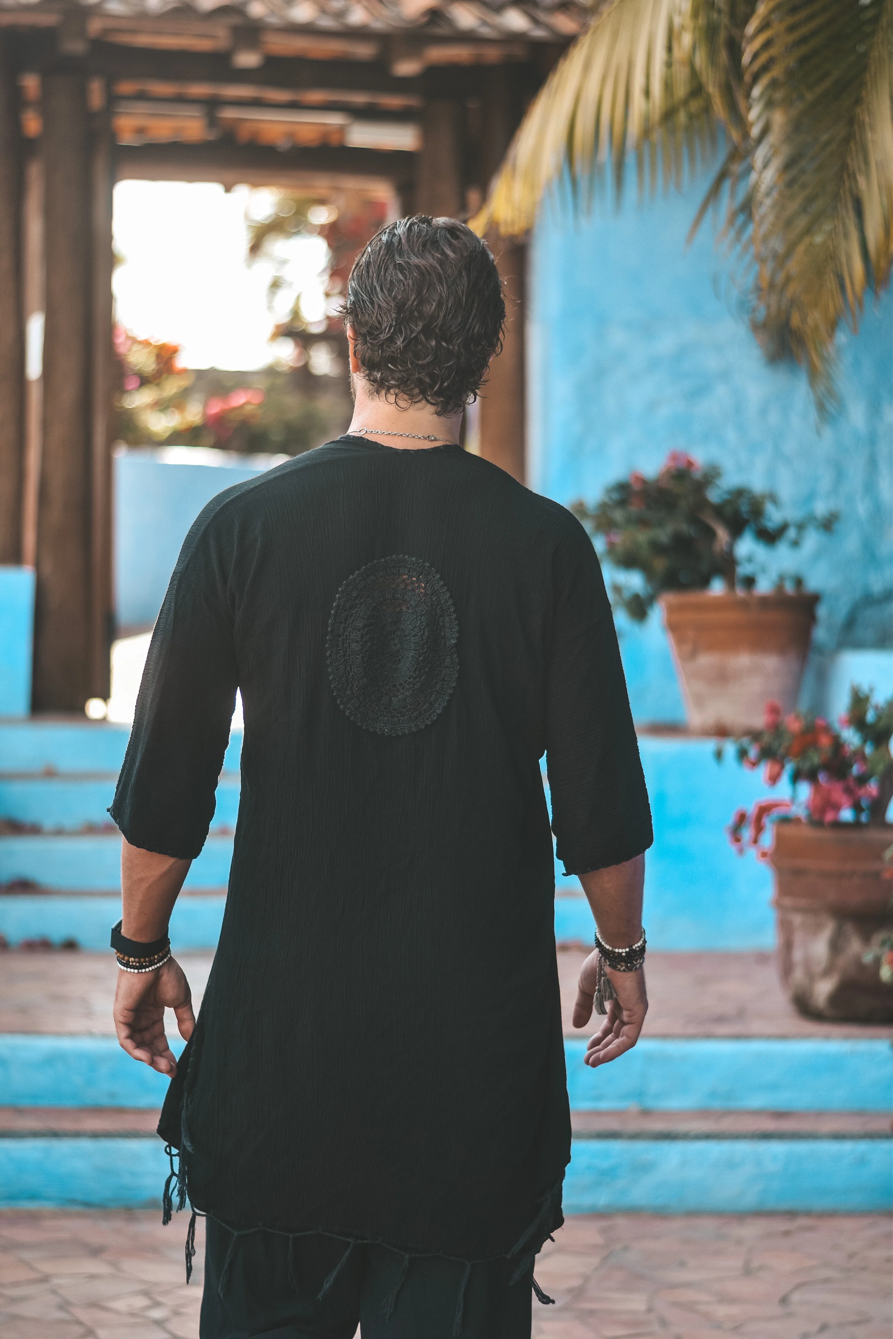 Capri resort kimono black - Image 11