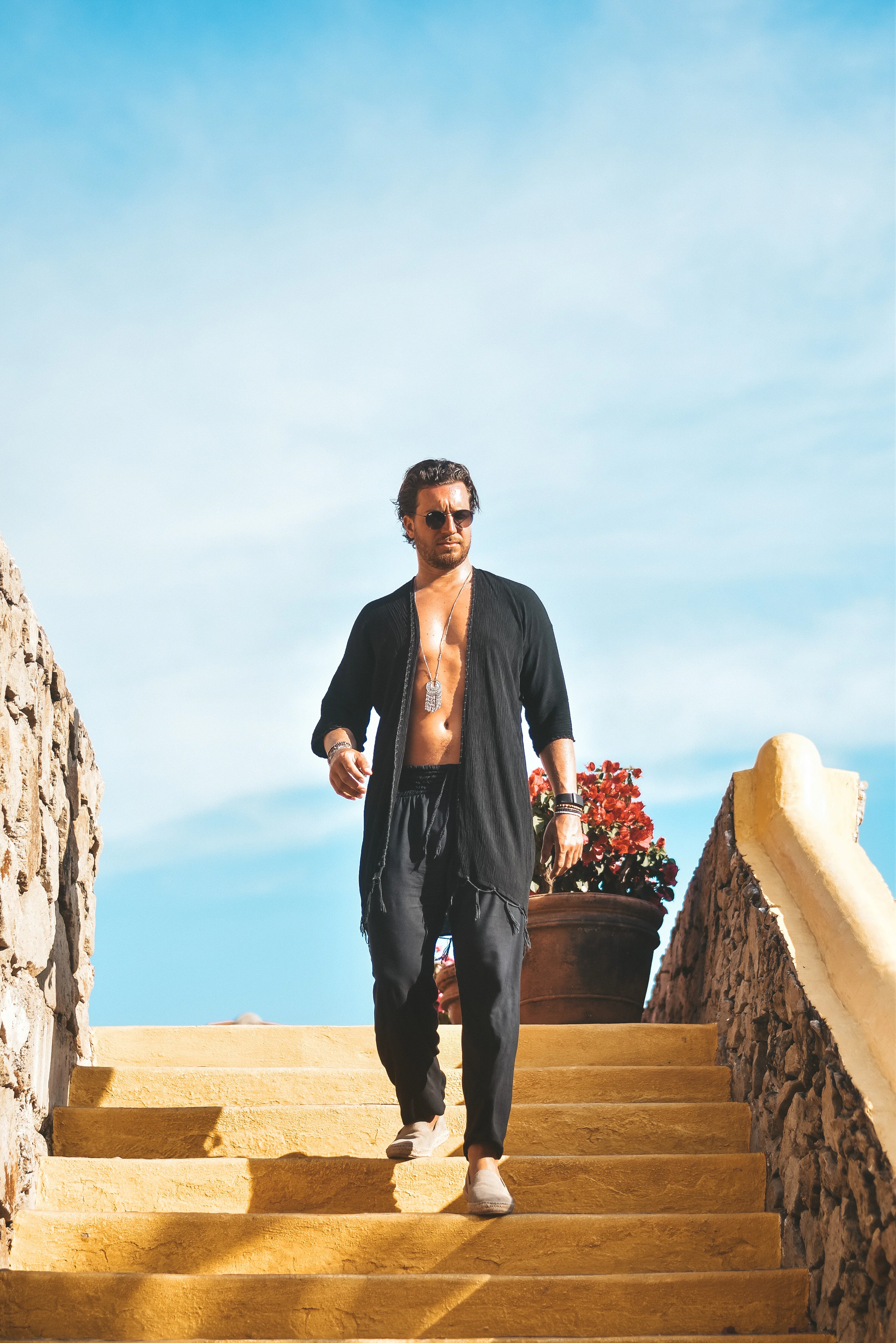 Capri resort kimono black - Image 13