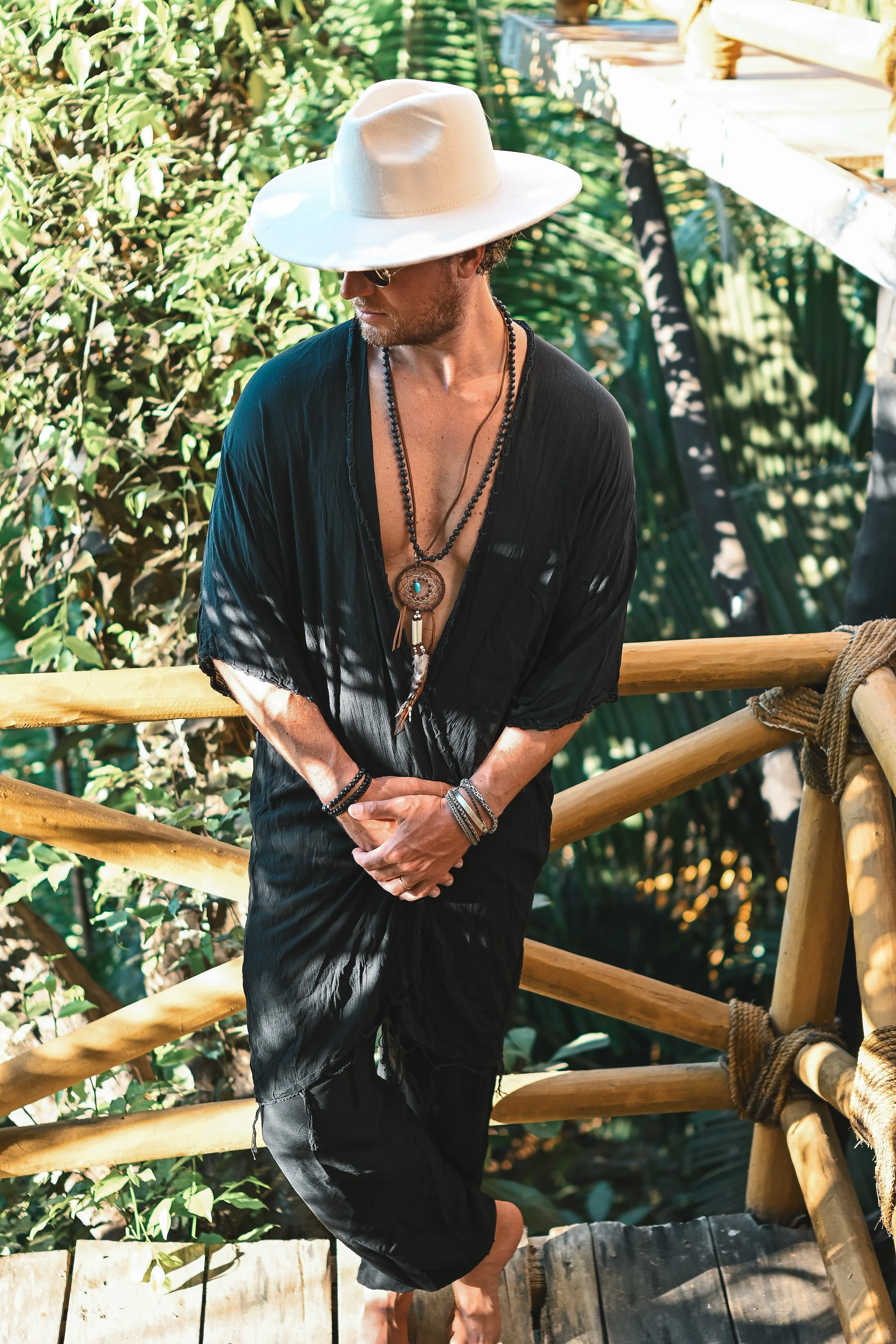 Capri resort kimono black - Image 22