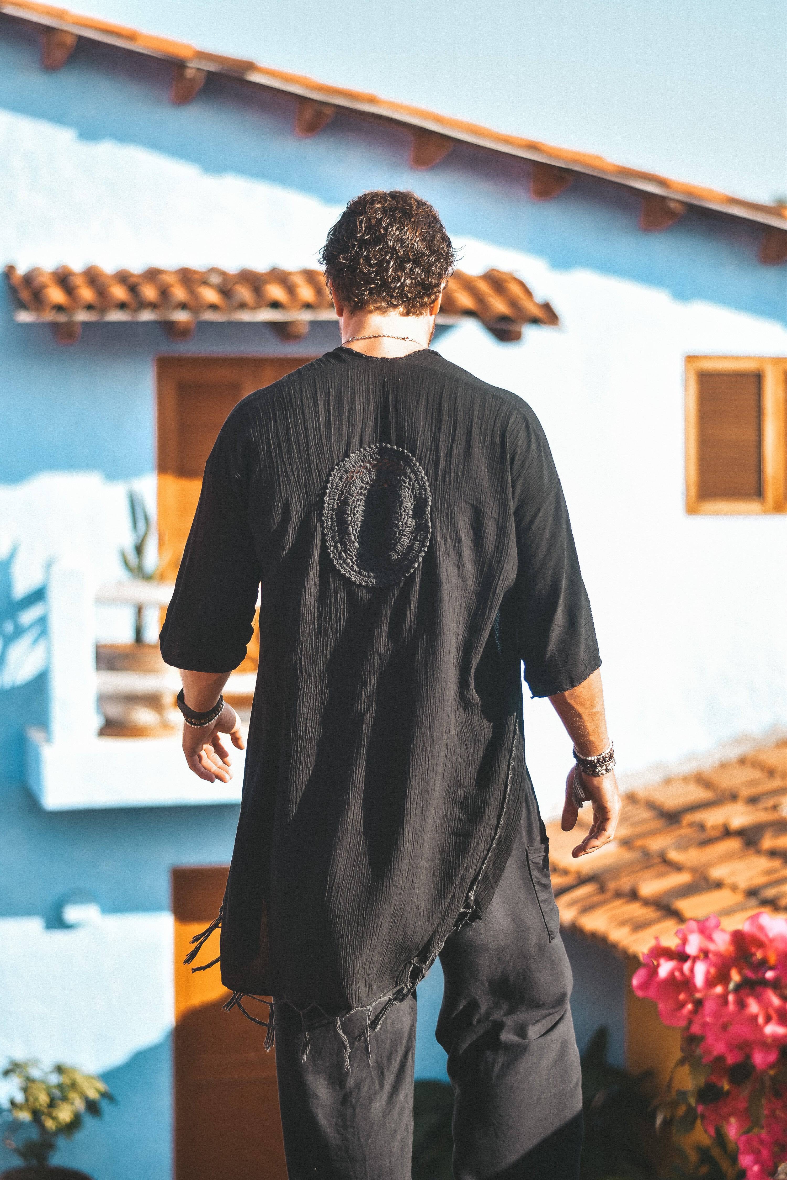 Capri resort kimono black - Image 4