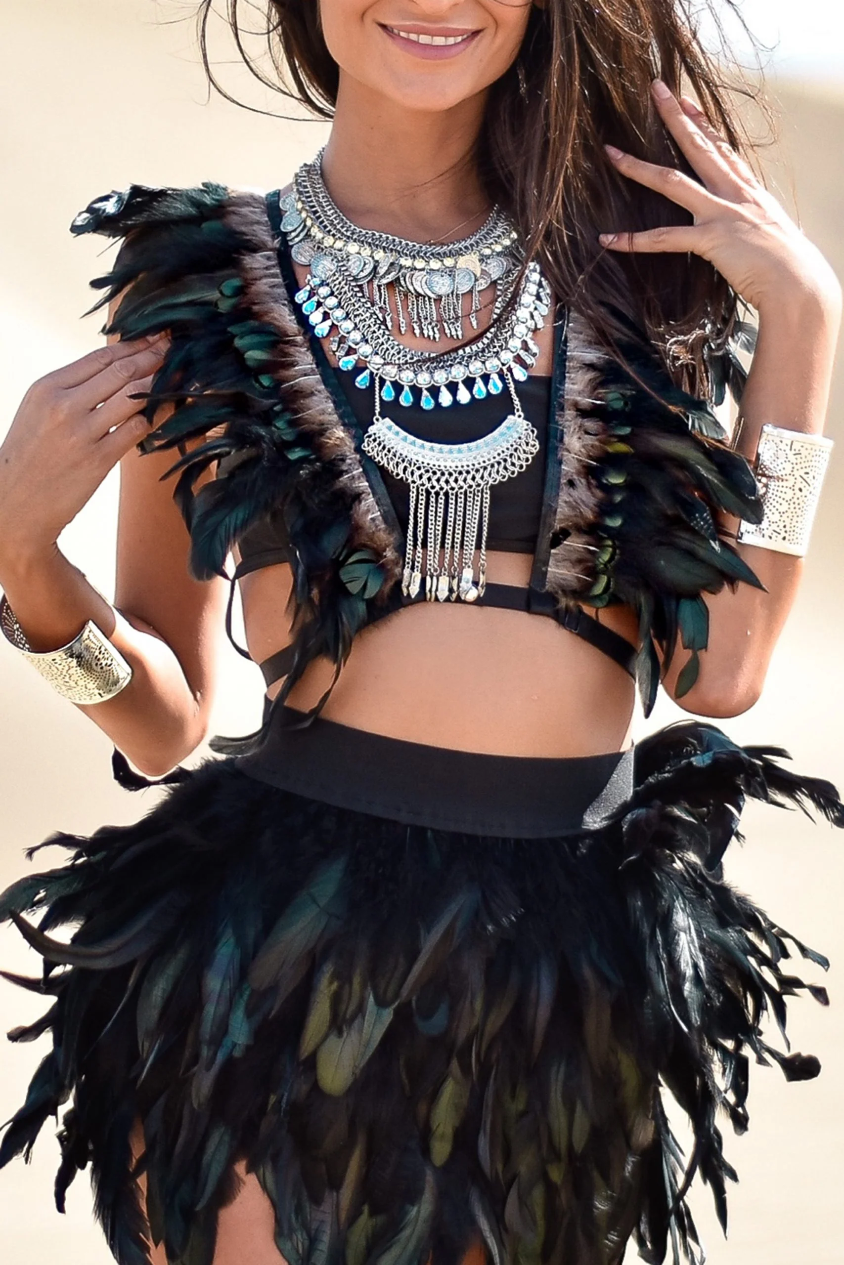 Desert feather set black - Image 6