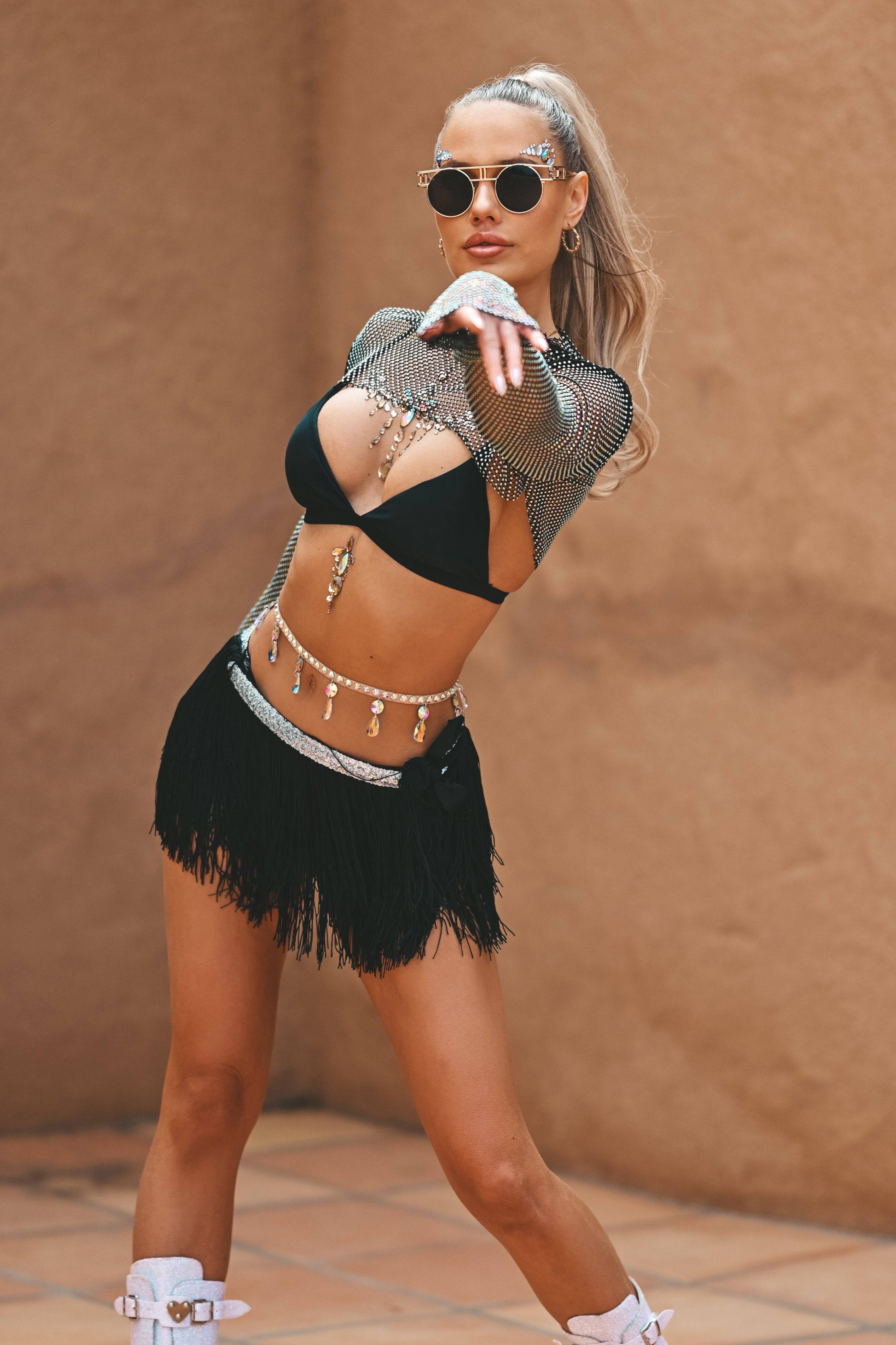 Dina Festival Two Piece Set Black - Image 6