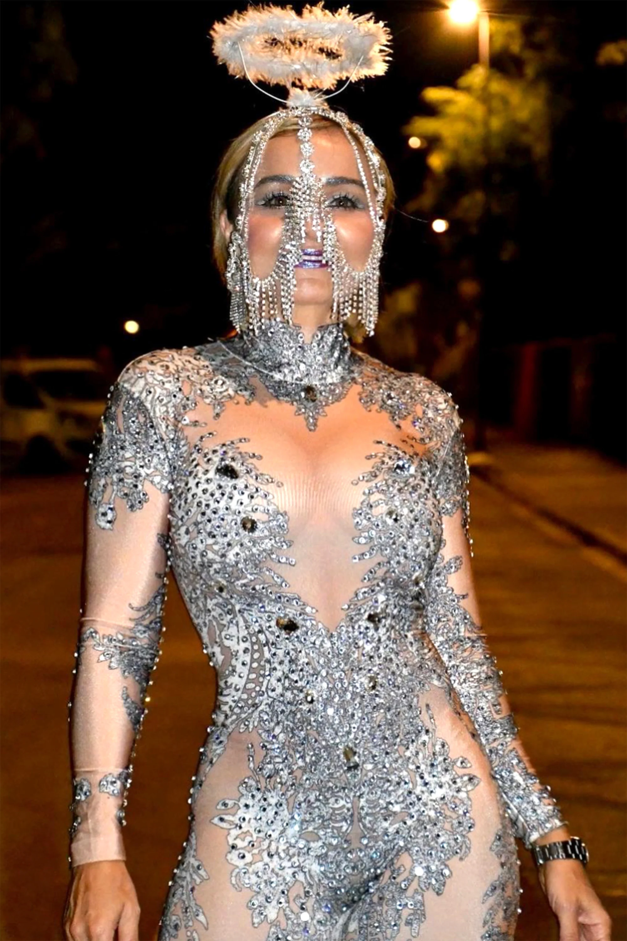 Eloa festival rhinestone jumpsuit - Image 24