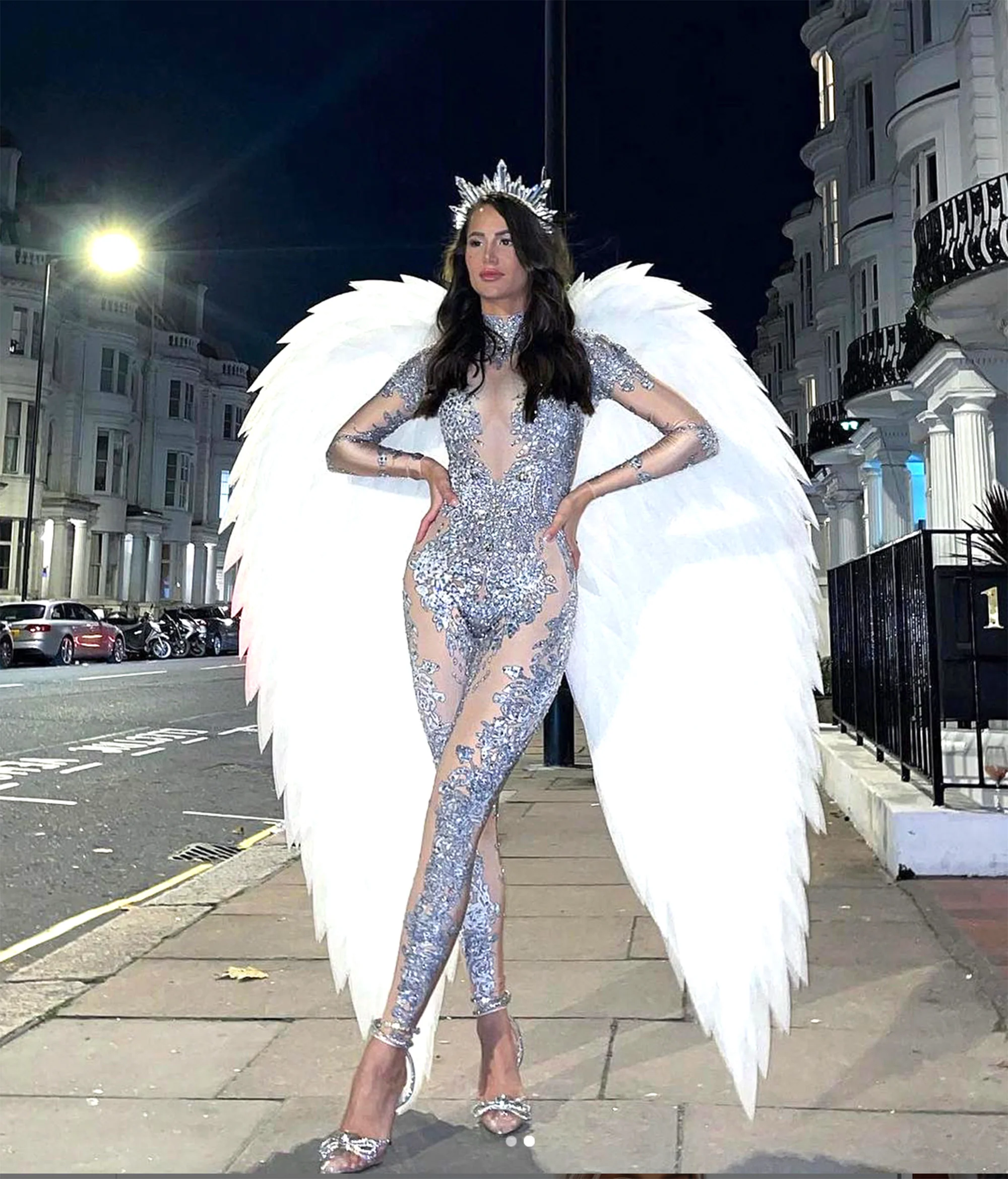 Eloa festival rhinestone jumpsuit - Image 25