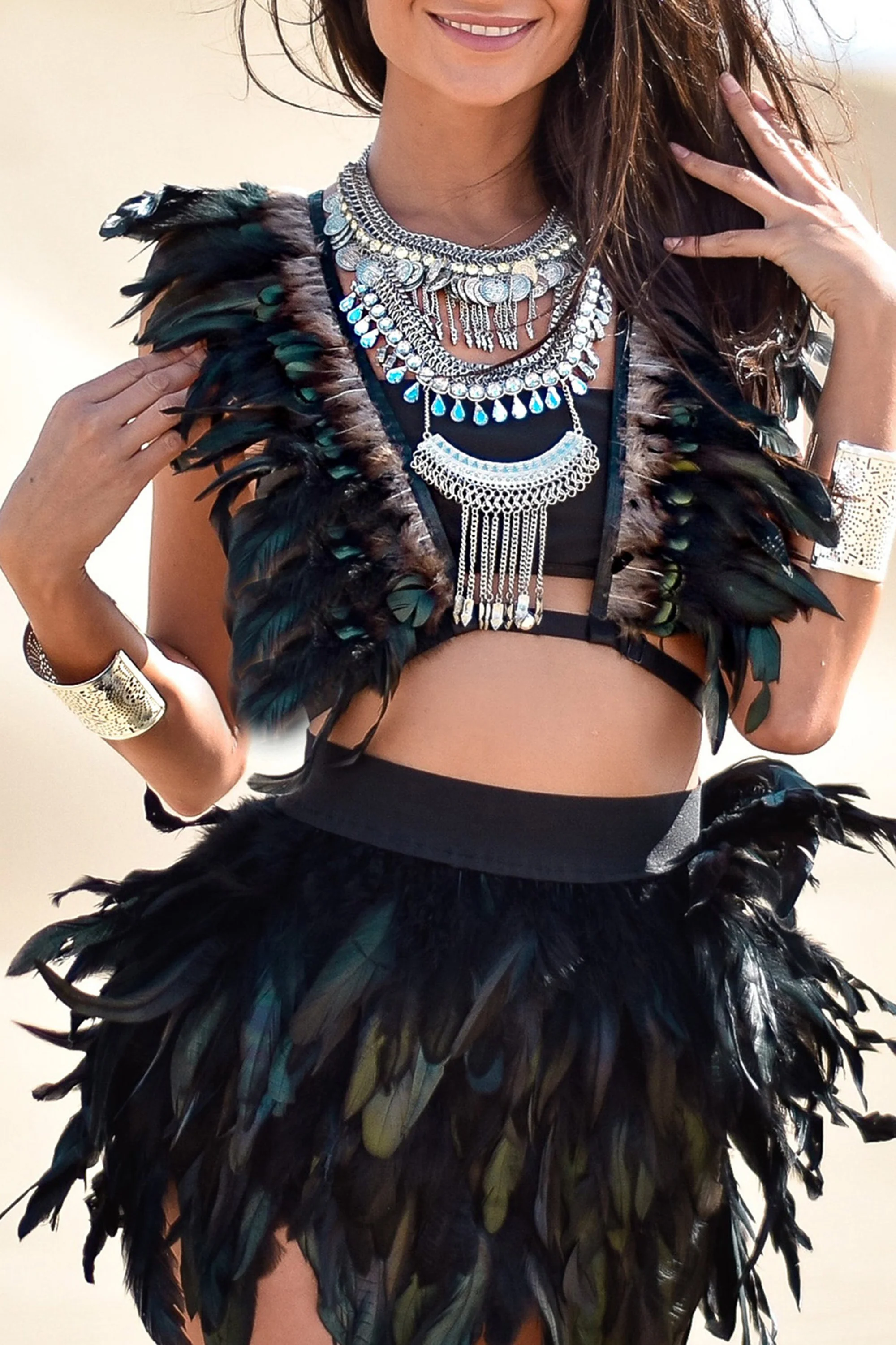 Feather top black - Image 3