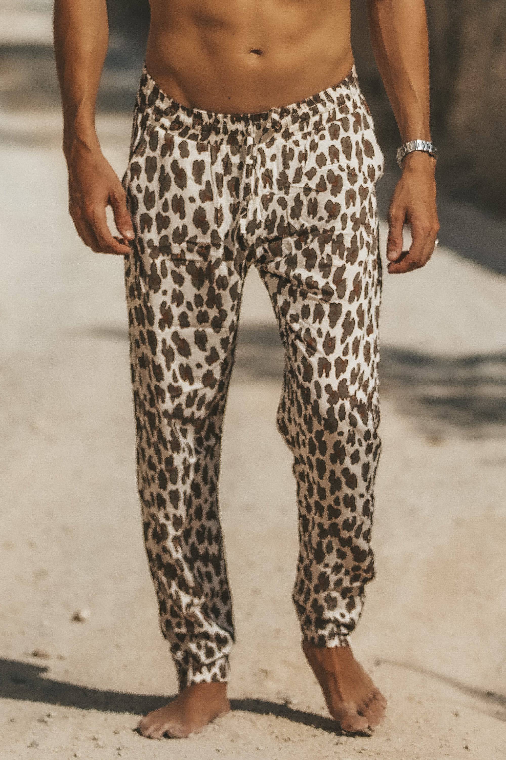 Ibiza resort pants leopard brown - Image 4