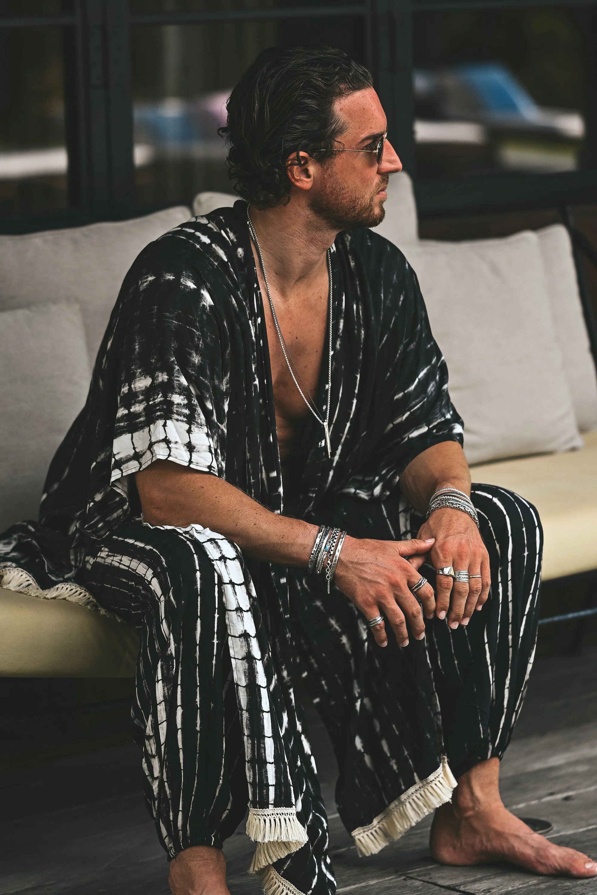 Itsunú bohemian kimono set black - Image 4