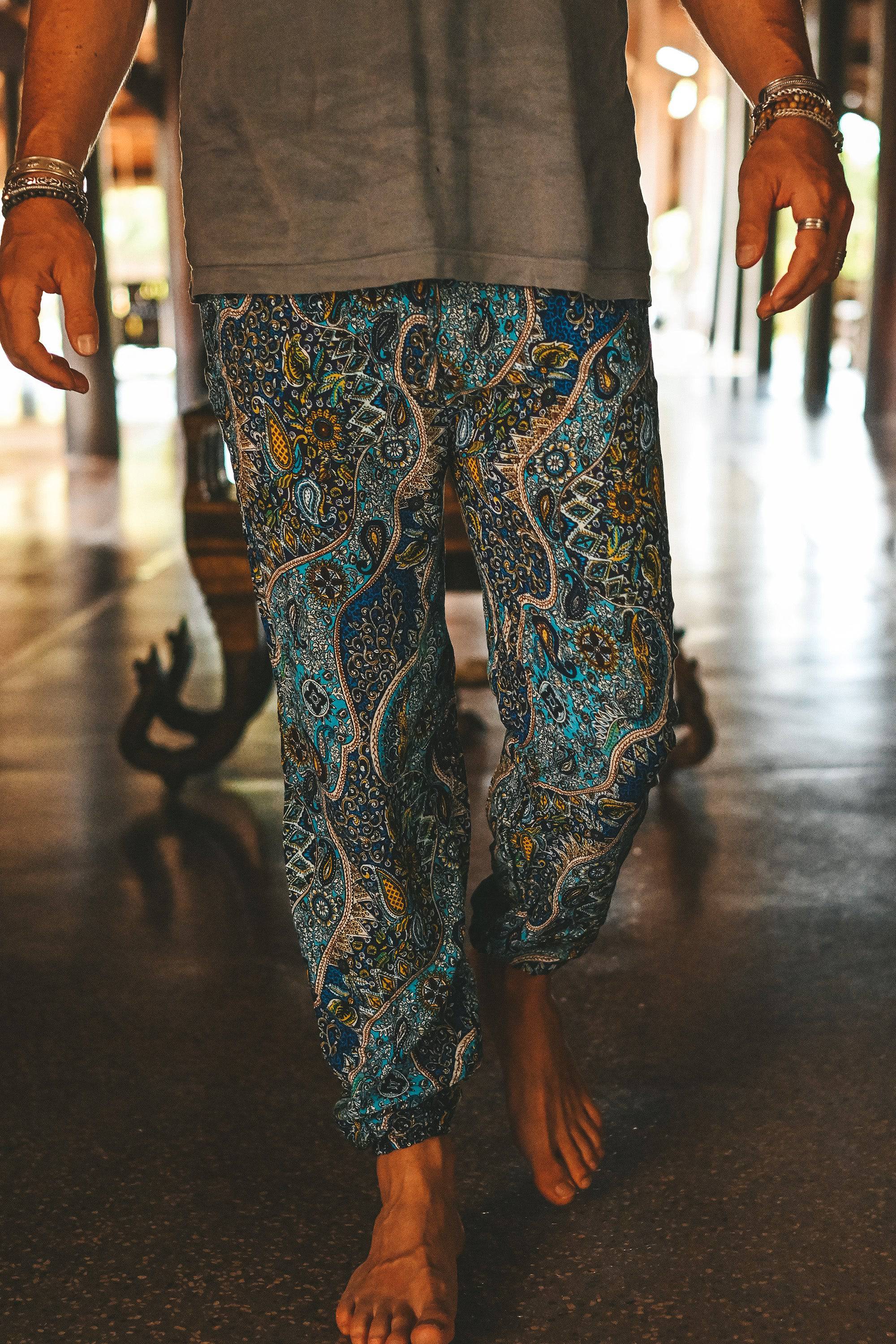 Kansai harem pants blue - Image 2