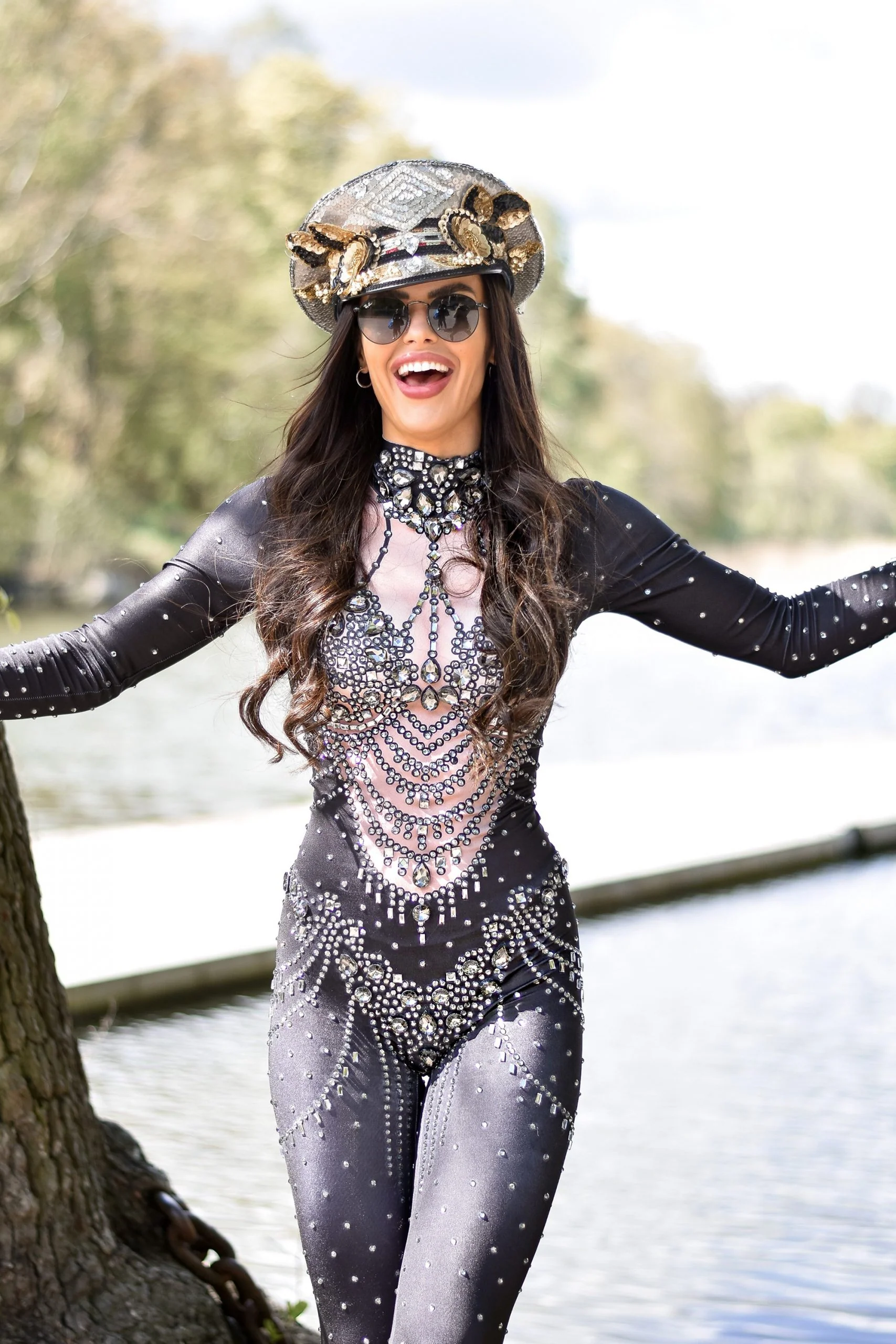 Kasbah rhinestone jumpsuit - Image 9