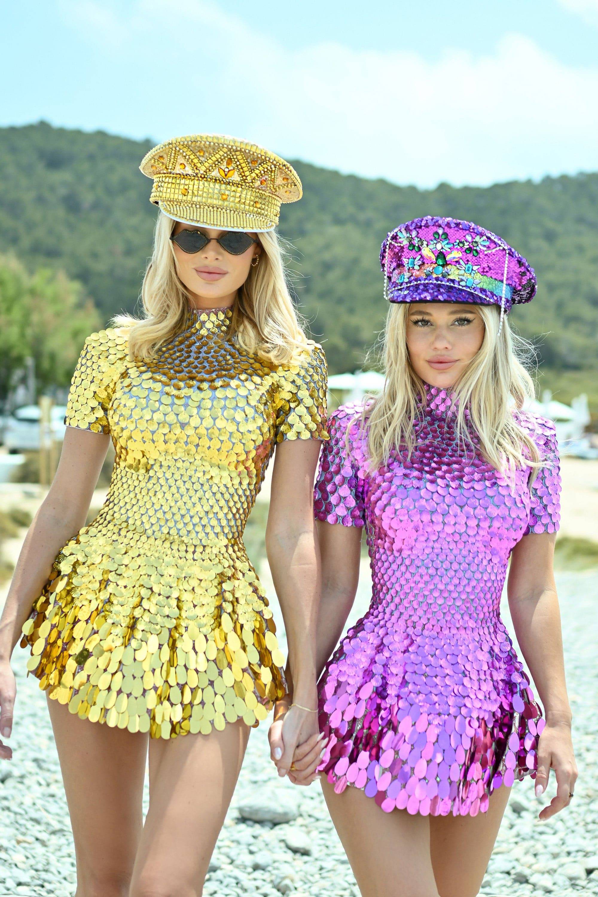 Melanie metallic party dress gold - Image 7