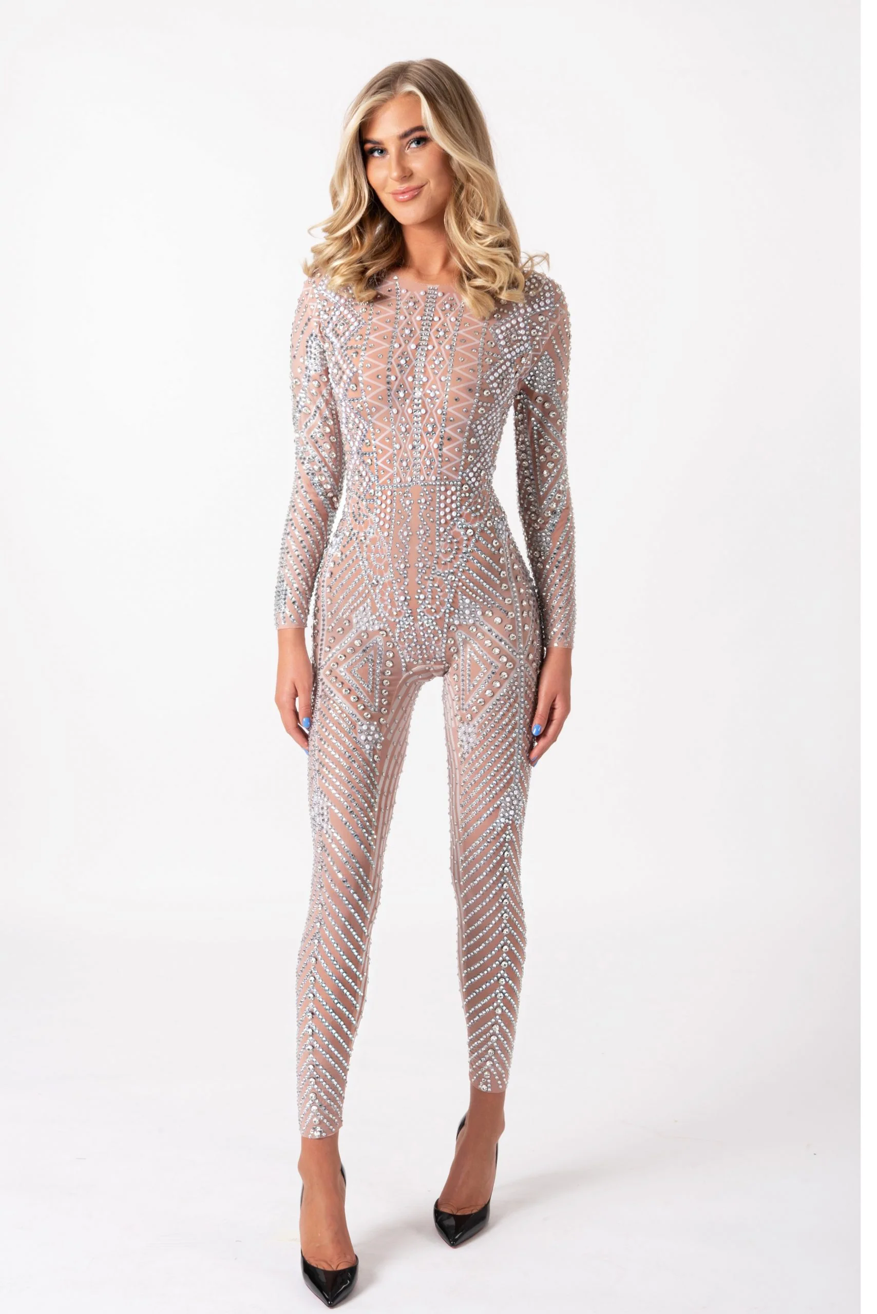 Moa luxury rhinestone jumpsuit - Image 6