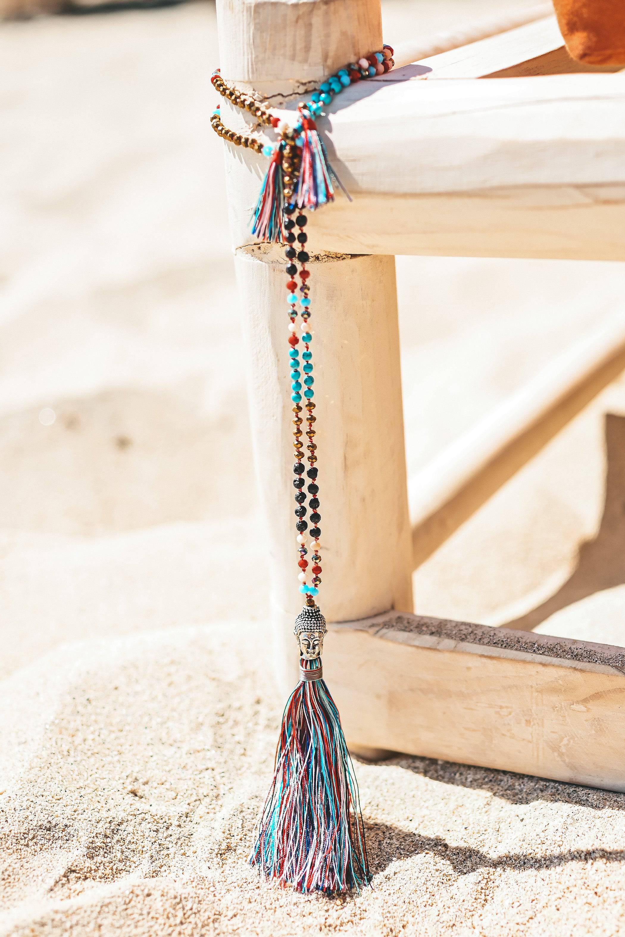 The Buddha Pearl Necklace Multicolour - Image 7