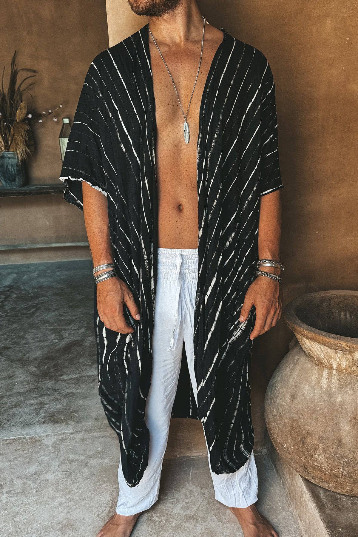 Tulum boho kimono black - Image 5