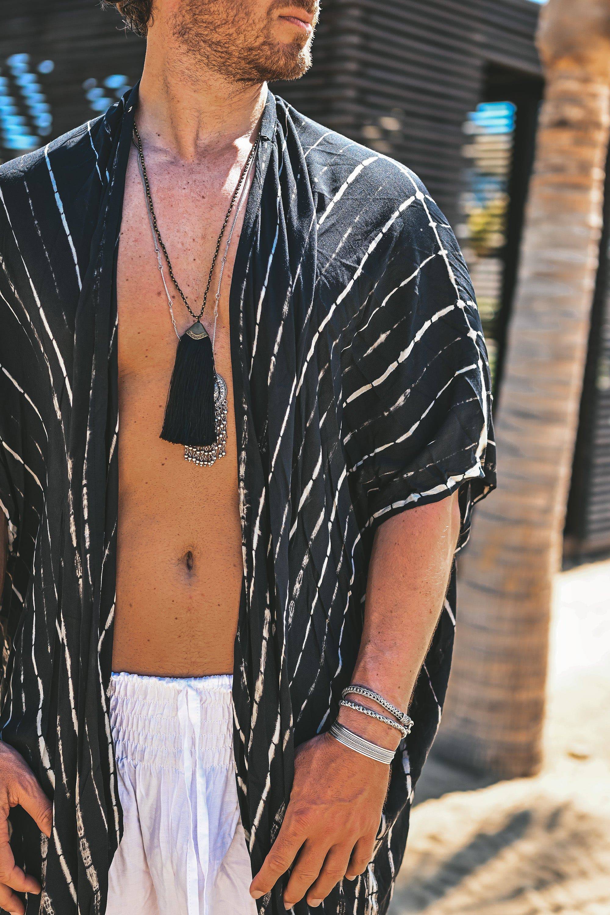 Tulum boho kimono black - Image 6