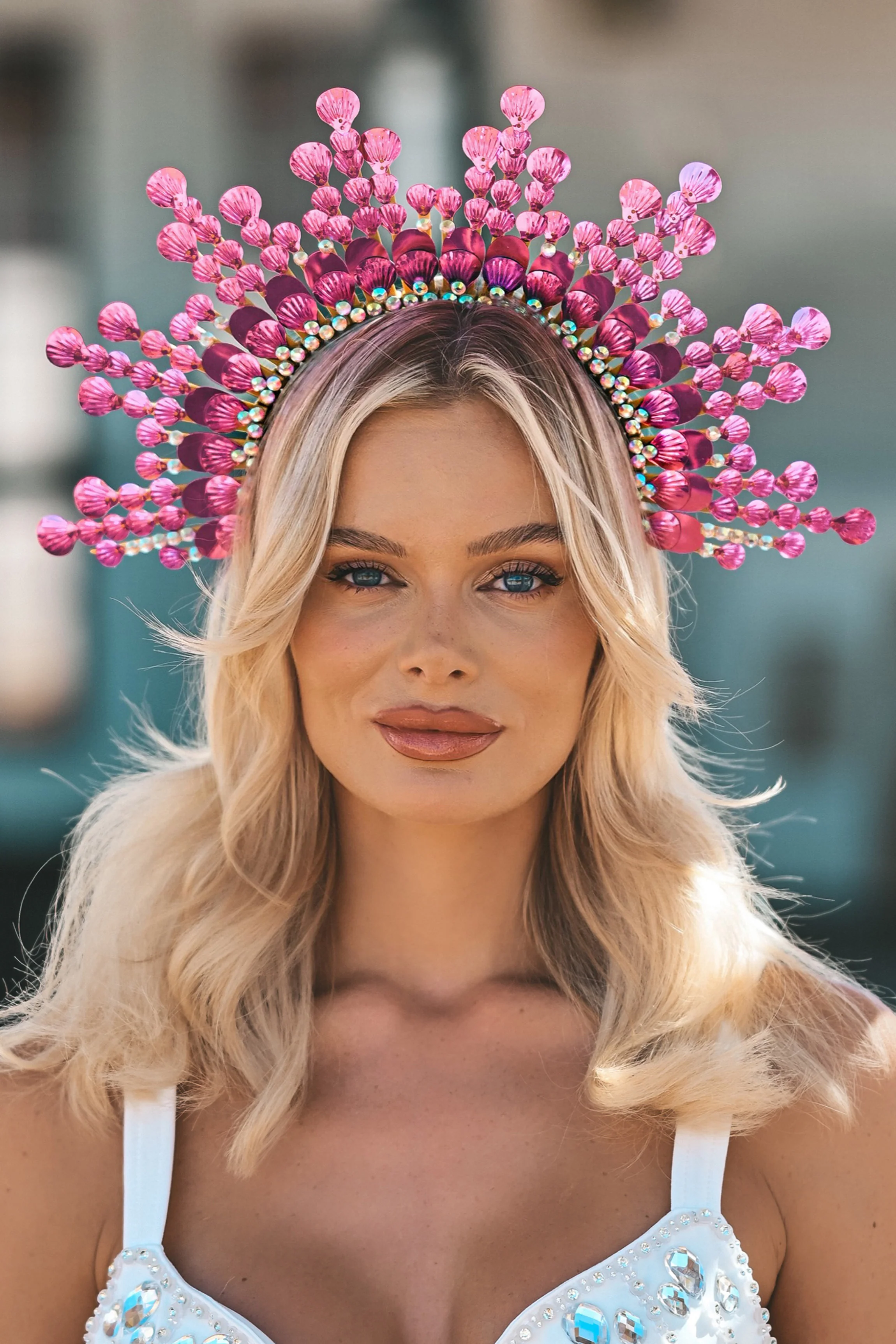 Wilma halo crown pink - Image 2
