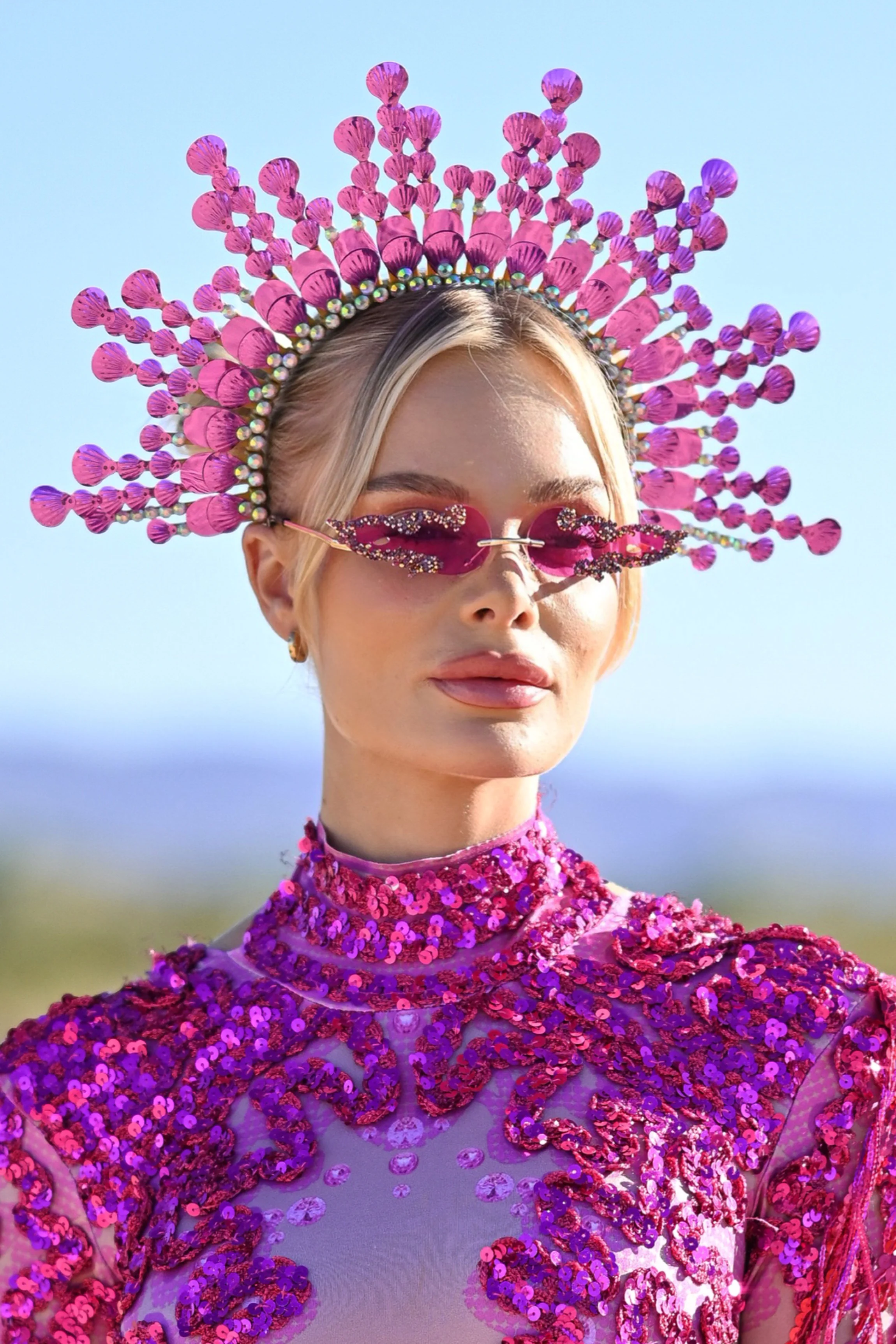 Wilma halo crown pink - Image 3