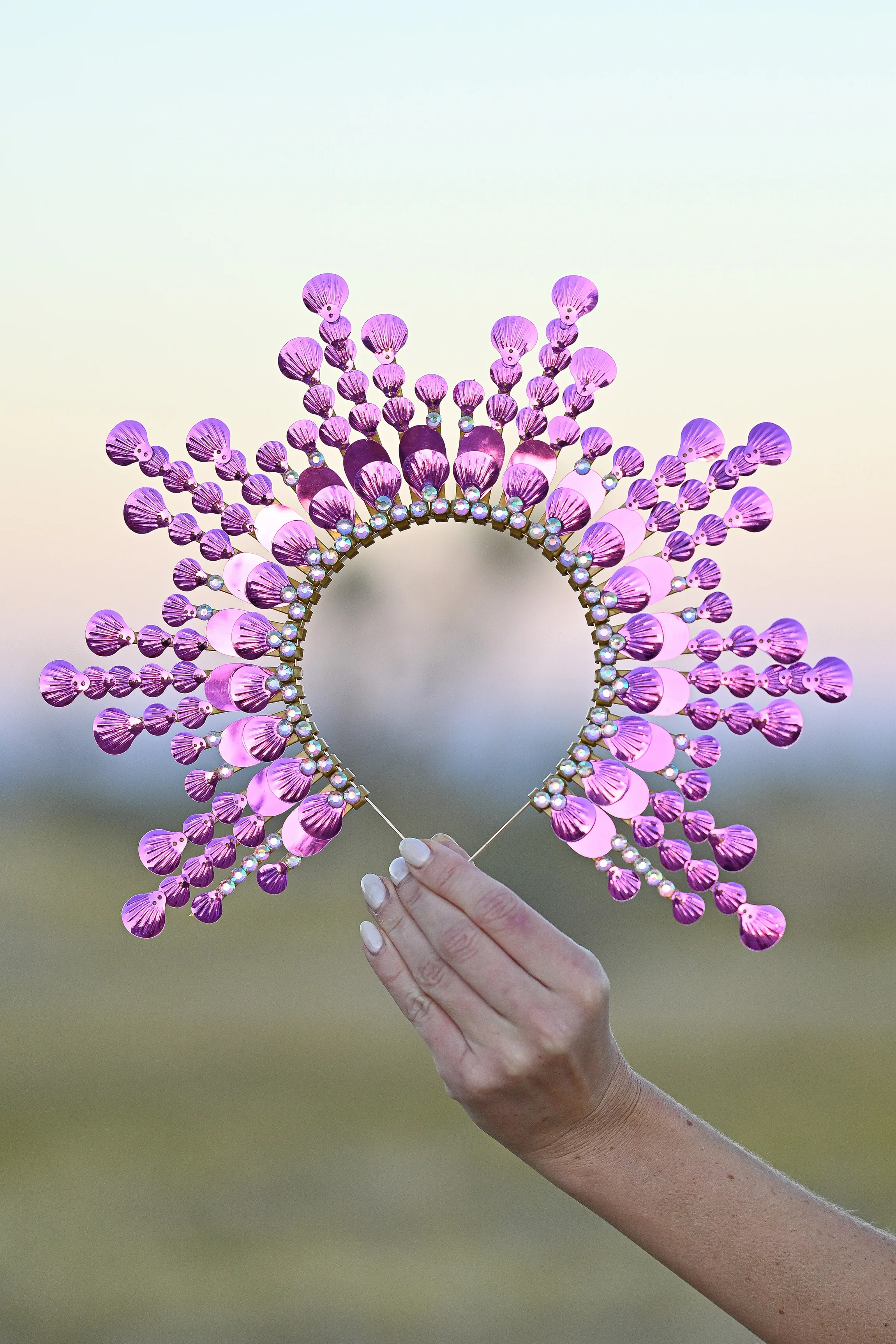 Wilma halo crown pink - Image 4
