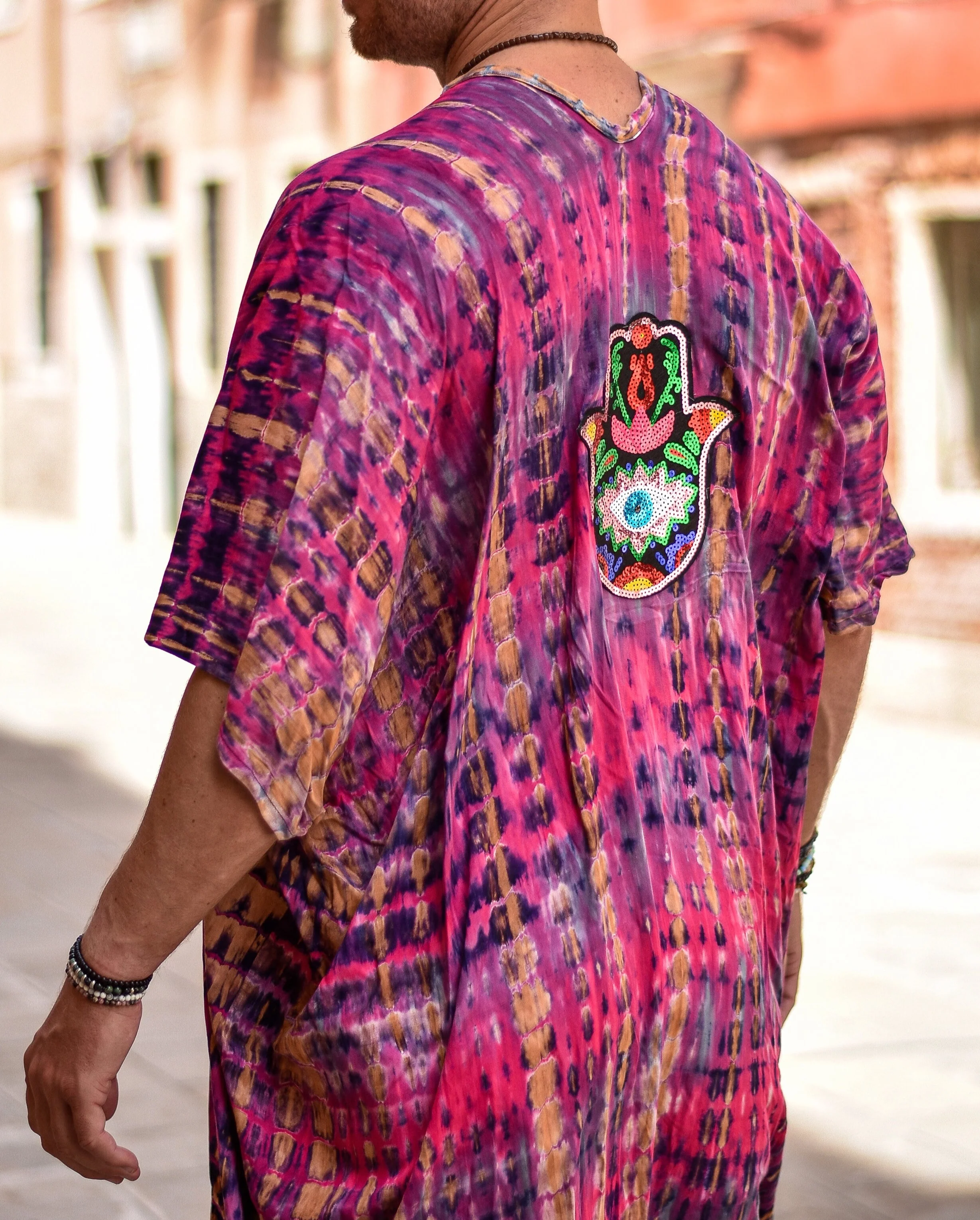 Zimbiza hamsa kimono purple - Image 4