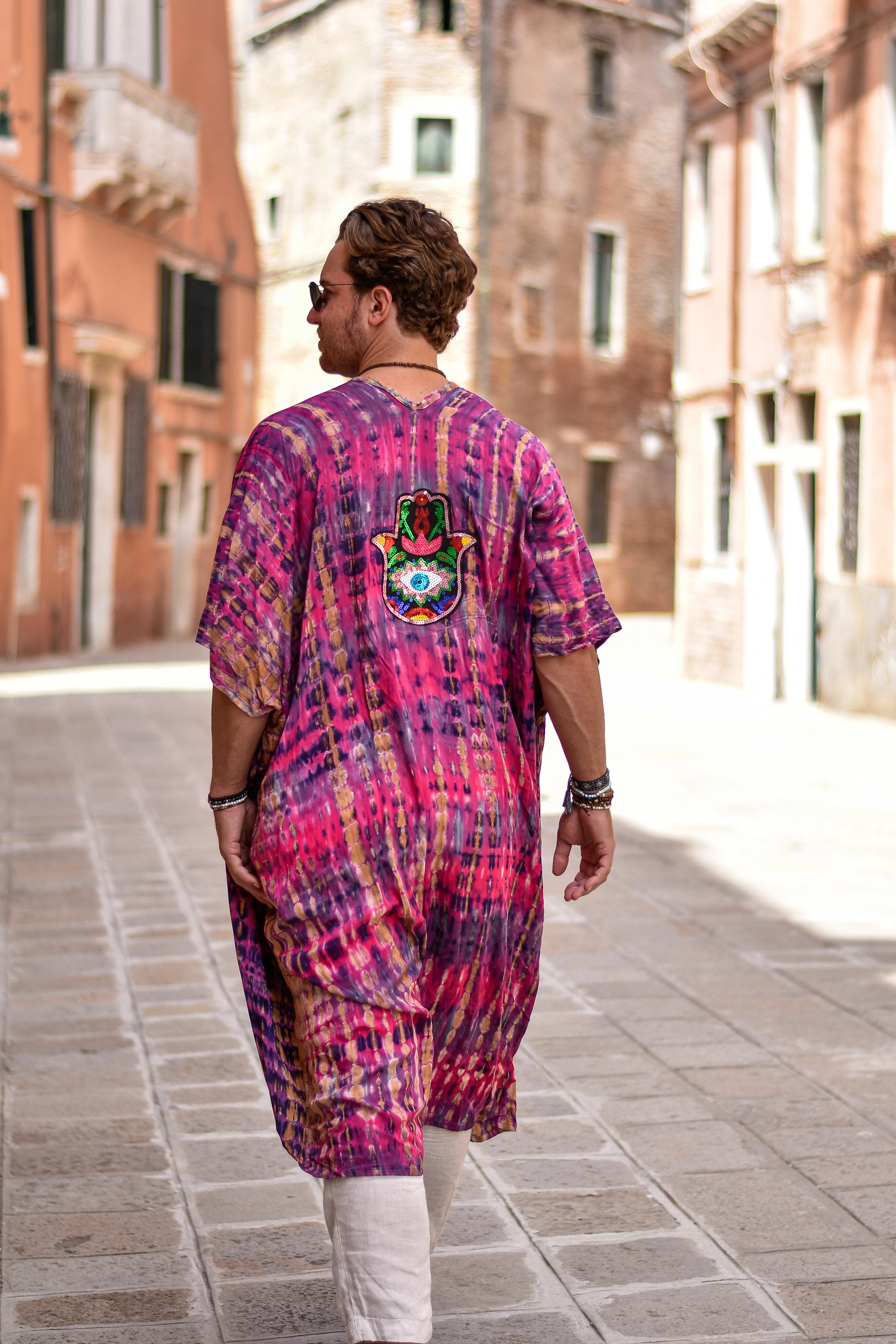 Zimbiza hamsa kimono purple - Image 5