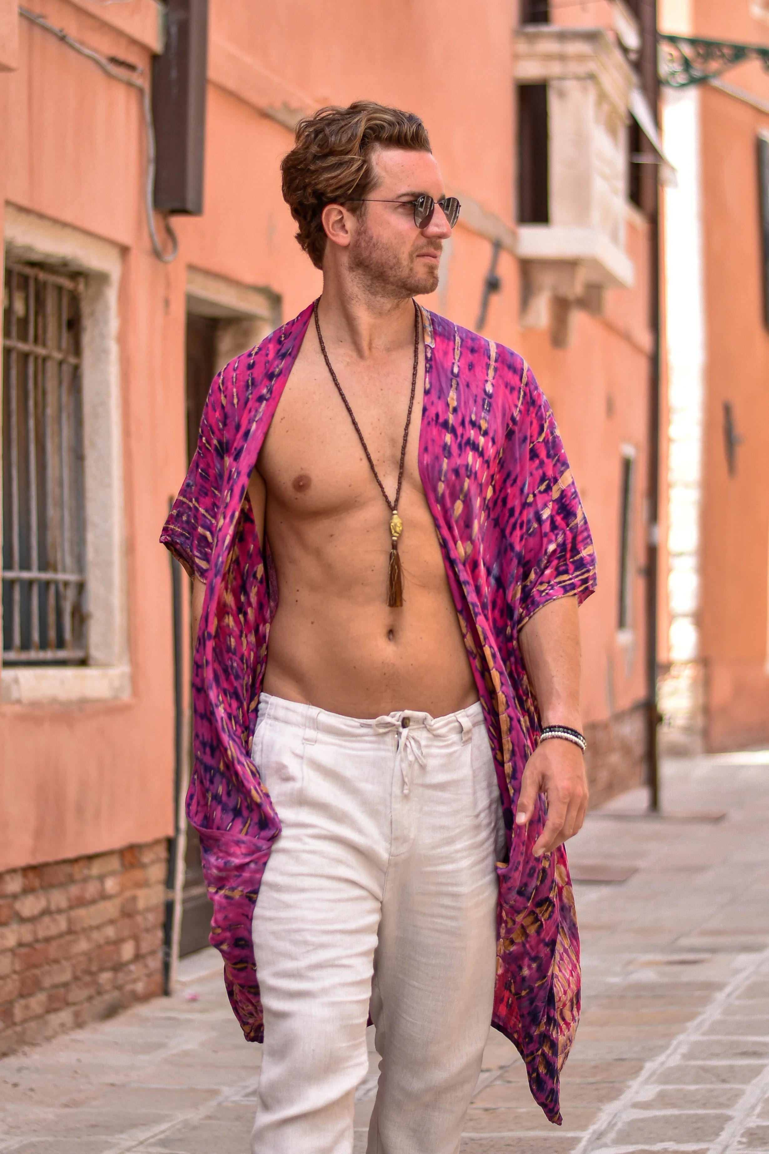 Zimbiza hamsa kimono purple - Image 7