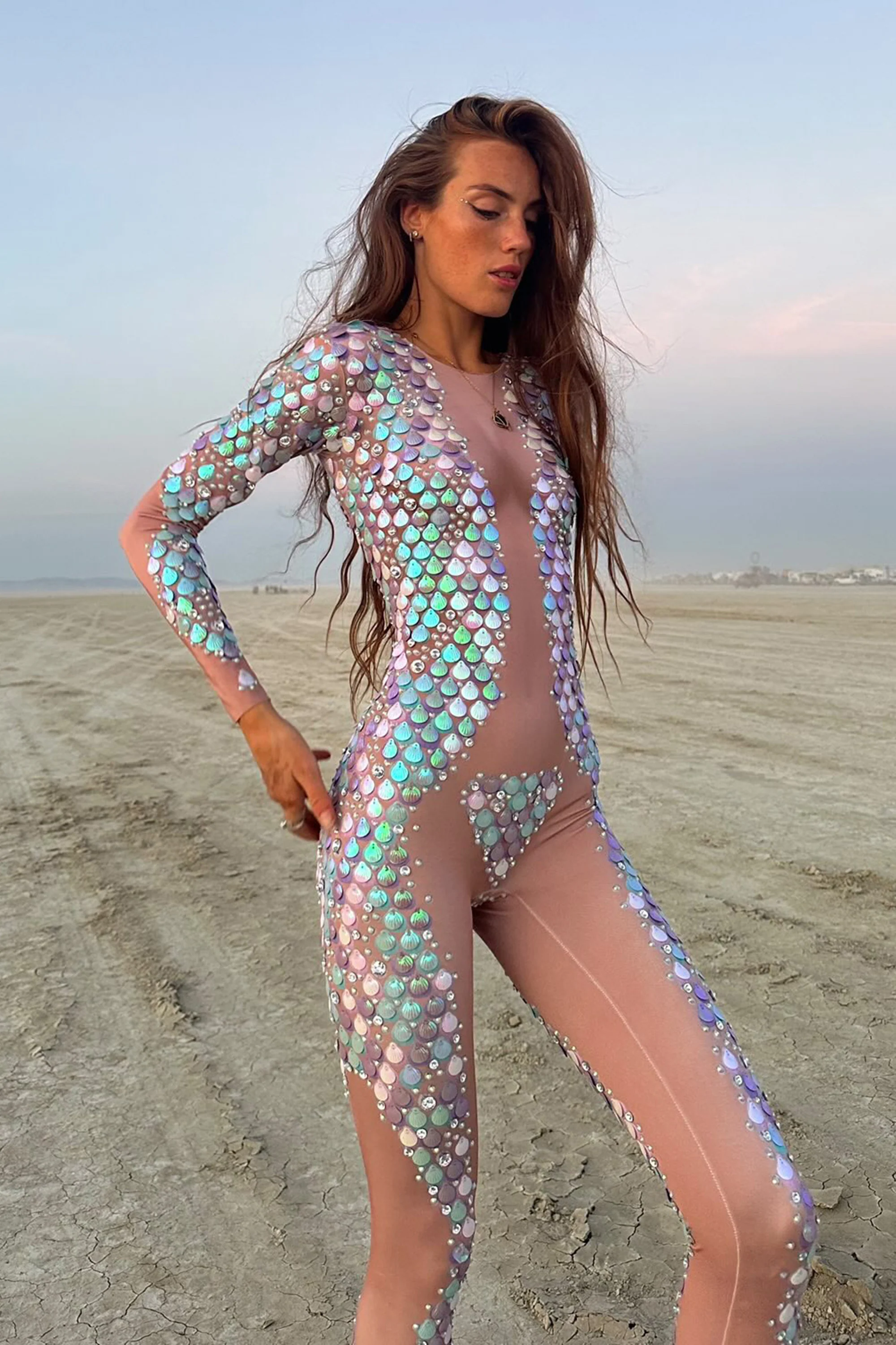 Zinnia sequin mermaid jumpsuit - Image 6
